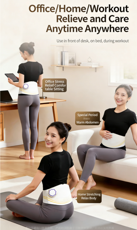 Graphene Heat Therapy Belt - Moxibustion Simulation for Pain Relief