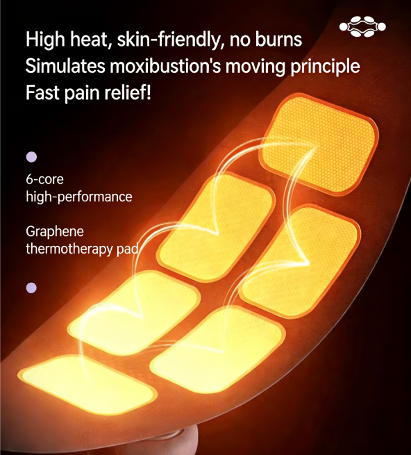 Graphene Heat Therapy Belt - Moxibustion Simulation for Pain Relief