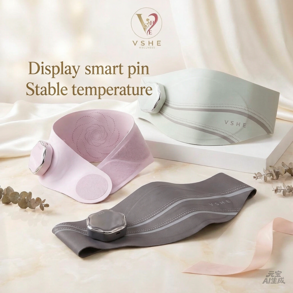 VSHE K2 Graphene Heating Belt – 4 Heat Settings, Fast Warm-Up